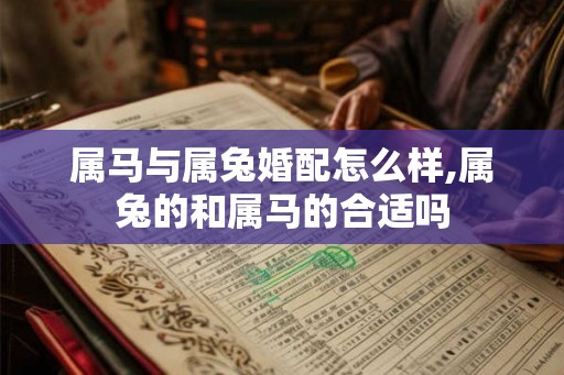 属马与属兔婚配怎么样,属兔的和属马的合适吗