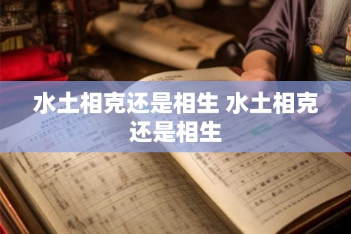 水土相克还是相生 水土相克还是相生