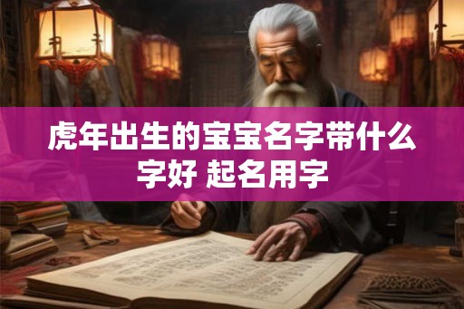 虎年出生的宝宝名字带什么字好 起名用字