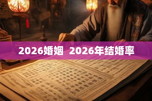 2026婚姻 2026年结婚率 2026婚姻 2026年结婚率