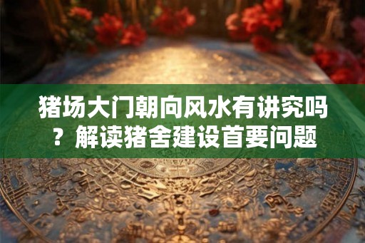 猪场大门朝向风水有讲究吗？解读猪舍建设首要问题
