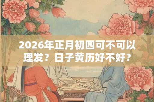 2026年正月初四可不可以理发？日子黄历好不好？