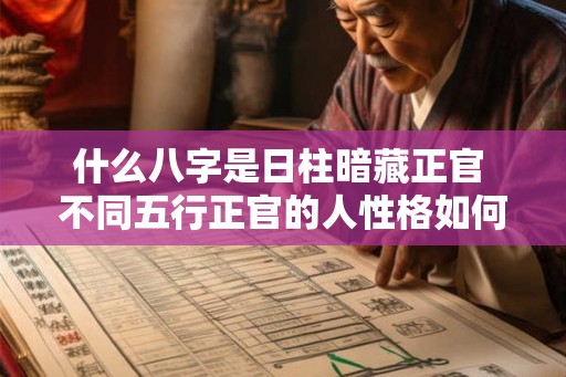 什么八字是日柱暗藏正官 不同五行正官的人性格如何