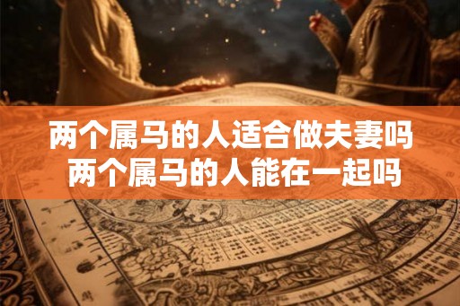 两个属马的人适合做夫妻吗 两个属马的人能在一起吗 两个属马的人适合做夫妻吗 两个属马的人能在一起吗