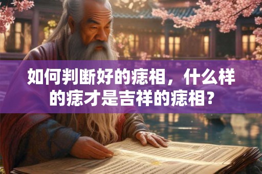 如何判断好的痣相，什么样的痣才是吉祥的痣相？