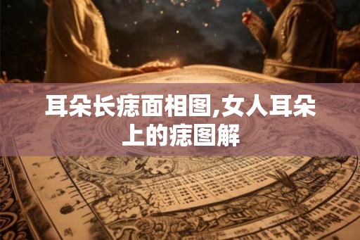 耳朵长痣面相图,女人耳朵上的痣图解