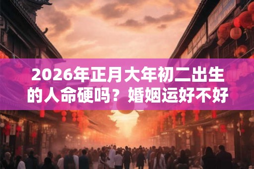 2026年正月大年初二出生的人命硬吗？婚姻运好不好？