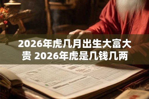 2026年虎几月出生大富大贵 2026年虎是几钱几两 2026年虎几月出生大富大贵 2026年虎是几钱几两