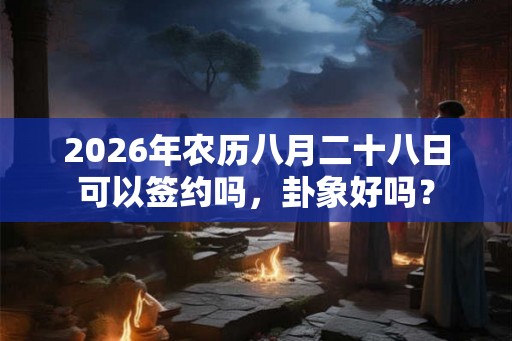 2026年农历八月二十八日可以签约吗,卦象好吗? 2026年农历八月二十八日可以签约吗,卦象好吗?
