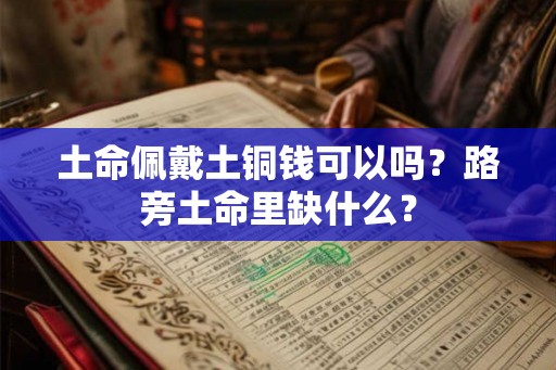 土命佩戴土铜钱可以吗?路旁土命里缺什么? 土命佩戴土铜钱可以吗?路旁土命里缺什么?