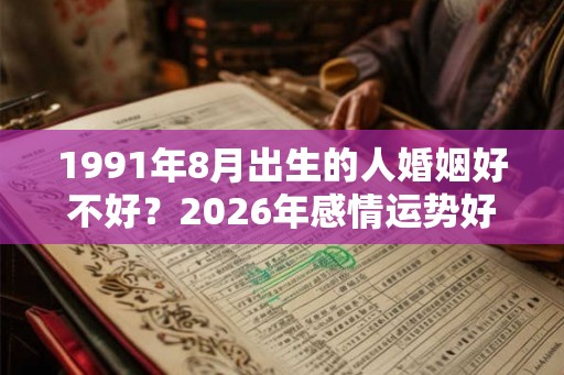 1991年8月出生的人婚姻好不好？2026年感情运势好吗？