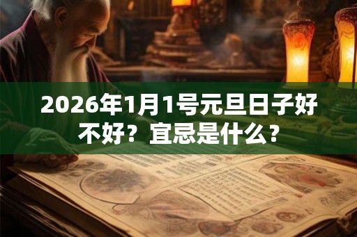 2026年1月1号元旦日子好不好？宜忌是什么？
