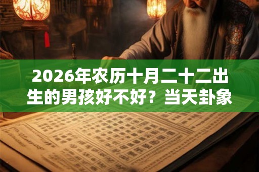 2026年农历十月二十二出生的男孩好不好？当天卦象好吗？