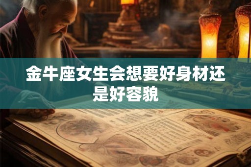 金牛座女生会想要好身材还是好容貌