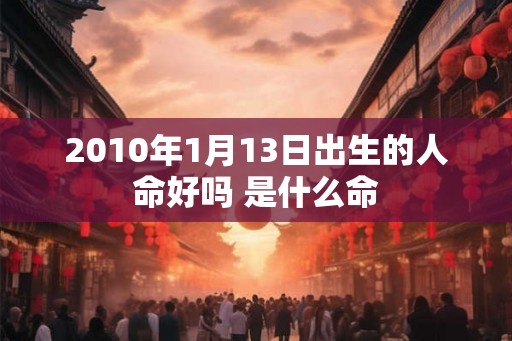 2010年1月13日出生的人命好吗 是什么命
