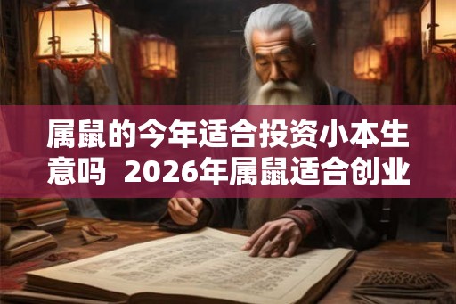 属鼠的今年适合投资小本生意吗 2026年属鼠适合创业吗 属鼠的今年适合投资小本生意吗 2026年属鼠适合创业吗