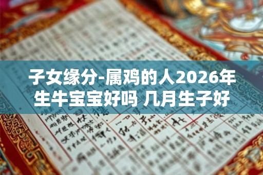 子女缘分-属鸡的人2026年生牛宝宝好吗 几月生子好