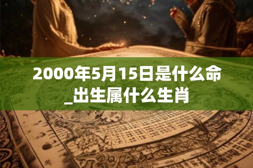 2000年5月15日是什么命_出生属什么生肖