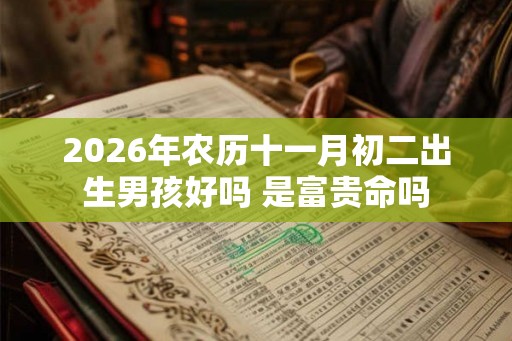 2026年农历十一月初二出生男孩好吗 是富贵命吗
