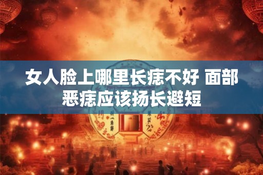 女人脸上哪里长痣不好 面部恶痣应该扬长避短