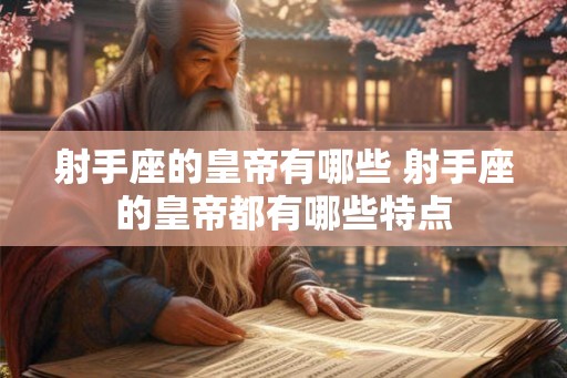 射手座的皇帝有哪些 射手座的皇帝都有哪些特点 射手座的皇帝有哪些 射手座的皇帝都有哪些特点