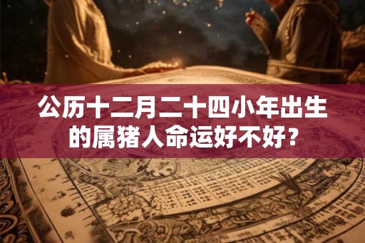 公历十二月二十四小年出生的属猪人命运好不好？