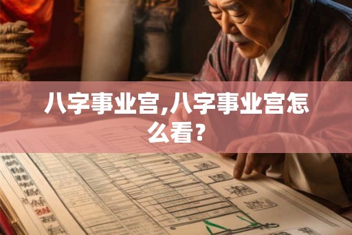 八字事业宫,八字事业宫怎么看? 八字事业宫,八字事业宫怎么看?