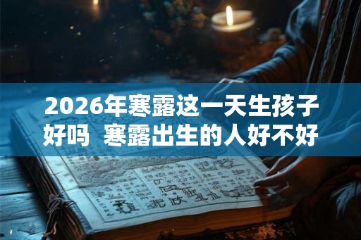 2026年寒露这一天生孩子好吗 寒露出生的人好不好 2026年寒露这一天生孩子好吗 寒露出生的人好不好