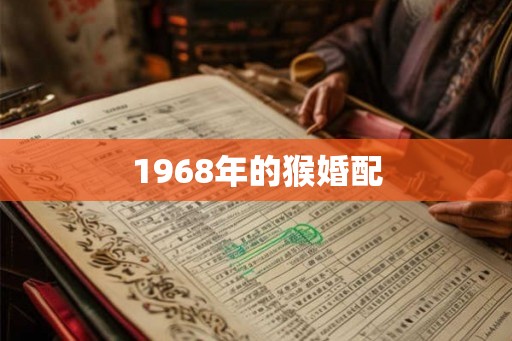 1968年的猴婚配