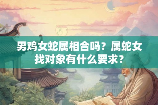 男鸡女蛇属相合吗？属蛇女找对象有什么要求？