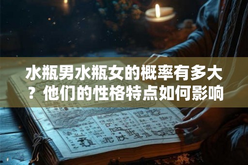 水瓶男水瓶女的概率有多大？他们的性格特点如何影响彼此关系