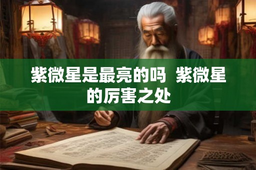 紫微星是最亮的吗  紫微星的厉害之处