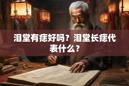泪堂有痣好吗？泪堂长痣代表什么？