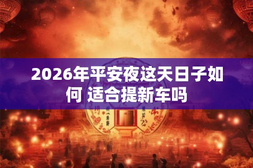 2026年平安夜这天日子如何 适合提新车吗