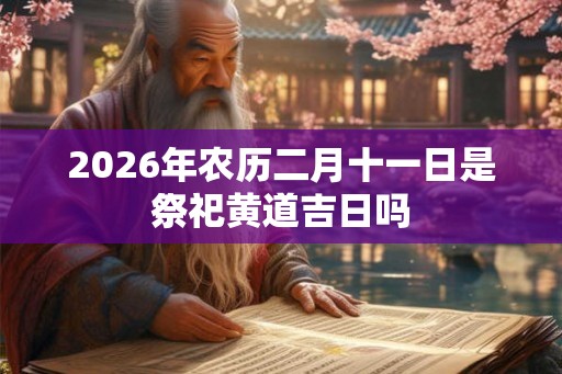 2026年农历二月十一日是祭祀黄道吉日吗 2026年农历二月十一日是祭祀黄道吉日吗