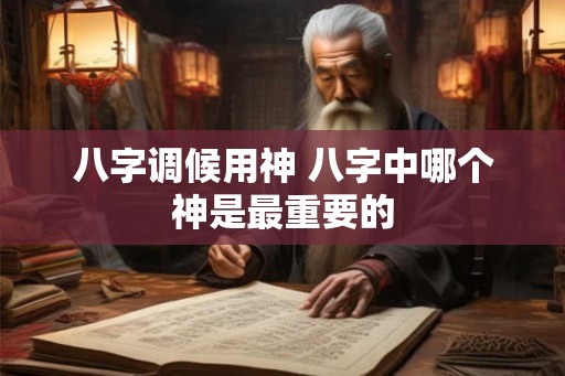 八字调候用神 八字中哪个神是最重要的