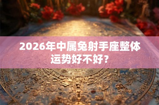 2026年中属兔射手座整体运势好不好？