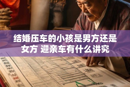 结婚压车的小孩是男方还是女方 迎亲车有什么讲究