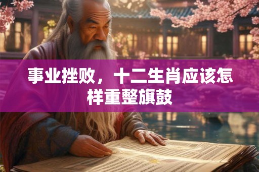 事业挫败,十二生肖应该怎样重整旗鼓 事业挫败,十二生肖应该怎样重整旗鼓