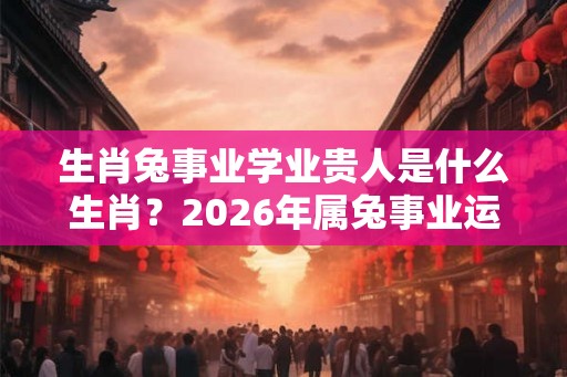 生肖兔事业学业贵人是什么生肖？2026年属兔事业运势如何？