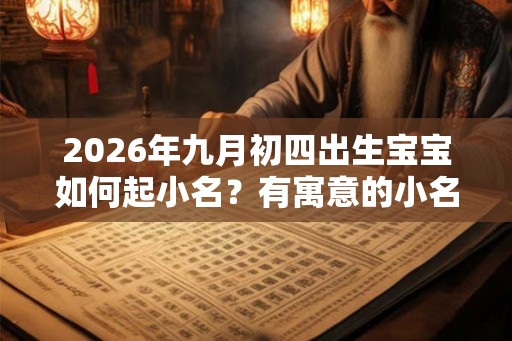 2026年九月初四出生宝宝如何起小名?有寓意的小名推荐! 2026年九月初四出生宝宝如何起小名?有寓意的小名推荐!