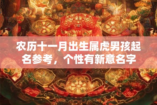 农历十一月出生属虎男孩起名参考，个性有新意名字