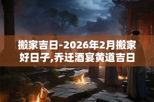 搬家吉日-2026年2月搬家好日子,乔迁酒宴黄道吉日