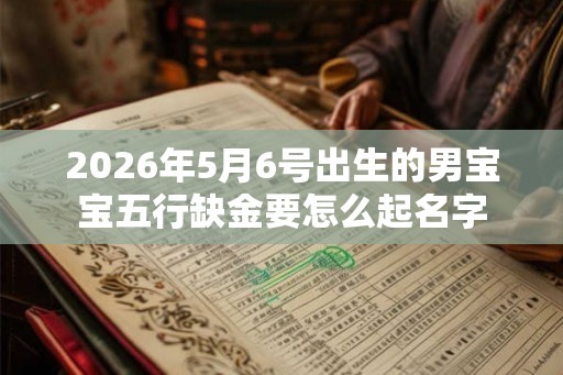 2026年5月6号出生的男宝宝五行缺金要怎么起名字