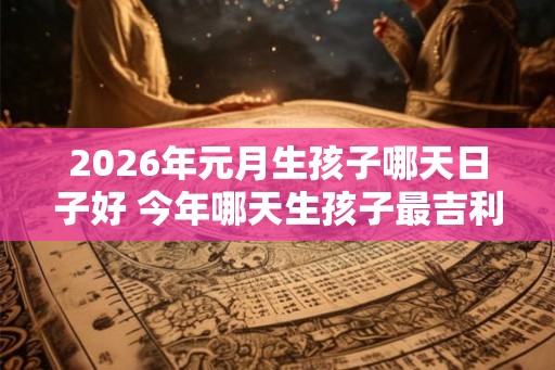 2026年元月生孩子哪天日子好 今年哪天生孩子最吉利