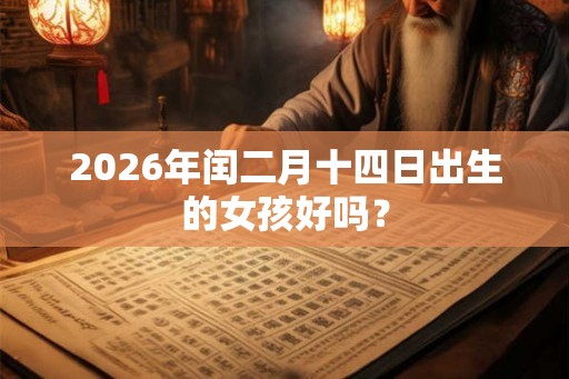 2026年闰二月十四日出生的女孩好吗? 2026年闰二月十四日出生的女孩好吗?