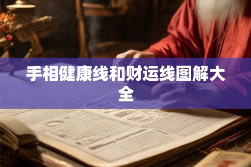 手相健康线和财运线图解大全
