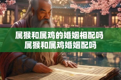 属猴和属鸡的婚姻相配吗 属猴和属鸡婚姻配吗 属猴和属鸡的婚姻相配吗 属猴和属鸡婚姻配吗