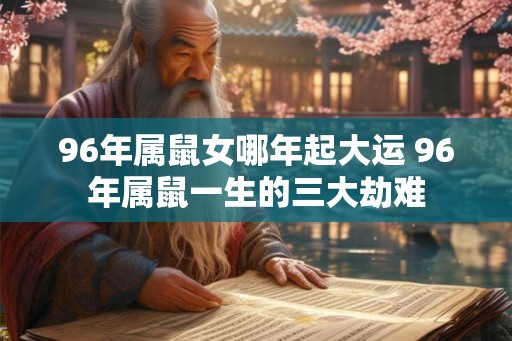 96年属鼠女哪年起大运 96年属鼠一生的三大劫难