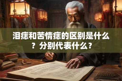 泪痣和苦情痣的区别是什么？分别代表什么？